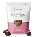 One Sol Lean Plant-Based Protein Powder, Pea &amp; Brown Rice Protein, Low Carb, Vegan Friendly - Gluten, Lactose, &amp; Soy Gratis - No Añadido Sugar, Non-GMO, Clean Nutrition, No Bloating (Chocolate Sea Salt)