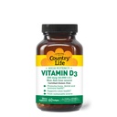 Country Life Vitamin D3 10,000 IU – High Potency, Non-Fish Source TEN Bone, Immune & Colon Health Support ← 60 Softgels TEN Certified Gluten-Free, Clean Formula with MCT Oil for Better Aborption