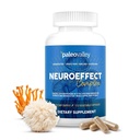 Paleovalley NeuroEffect - Suplemento Nutricional del Café del Mushroom Neuro para Focus, Memory y Energy Support - Suministro de 28 días - 8 Mushroom de espectro completo y extractos completos de fruta del café