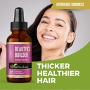 Herbal Goodness Beauty Builder 1oz - Collagen for Women with Biotin & Hyaluronic Acid - Hair Growth, Skin Hydration, Nail Support, Anti-Aging Beauty Booster - Incluye Marigold &amp; Guava Leaf