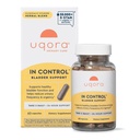 Uqora en Control Bladder Support - Cuidado diario de la vejiga &amp; Soporte para Urinary Comfort - Hecho con botánicos, Como Horsetail &amp; Spicebush - Gluten-Free &amp; Vegetarian - 60 cápsulas