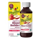 MegaFood Blood Builder Suplemento de Hierro Líquido para Mujeres, Hombres &amp; Niños, clínicamente indicado para aumentar los niveles de hierro sin estreñimiento, Vegan, 7.7 Fl Oz (23 Servimientos)