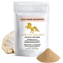 Adictivo Wellness Lions Mane Suplemento Polvo, Premium Quality Lions Mane Mushroom Powder Dual-Extract Nootropic, Sugar Free, Vegan &amp; Paleo Friendly Lion's Mane Mushroom Suplemento - 1500 mg