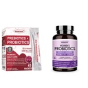 ZEBORA Probiotics-for-Women 100-Billion-CFUs with Prebiotics, D-Mannose " Cranberry for Digestive, Immune, Feminine UT Health Support, Ultimate Probiotic Women's Care, Soy " Gluten Free, 45 Packets
