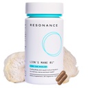Lion’s Mane 01TM - Orgánica Premium Lions Mane Mushroom Extract Suplemento TENIDO Fruiting Body & Pura Mycelium ←Memory, Brain, Focus &amp; Nerve Health Tortura Vegan, Non-GMO - 60 cápsulas vegetarianas