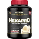ALLMAX Nutrition HEXAPRO, French Vanilla - 5 lb - 25 Grams of Protein Por Serving - 8-Hour Sustained Release - Zero Sugar - 52 Servimientos