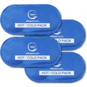Reutilizable Hot and Cold Gel Ice Packs for Injuries  durable Cold Compress, Ice Pack, Gel Ice Packs, Cold Packs for Injuries,10.5 x 5 Inch (4 Pack)