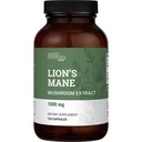 Suplemento de mane de leones orgánicos (1000mg), Suplemento de dos meses de suministro de león Mane Mushroom Extracto al apoyo Focus, Memory (120 cápsulas)