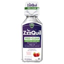 ZzzQuil, Nighttime Sleep Aid Liquid, LIBERTAD DE Alcohol &amp; Artificial Dyes, 50 mg Diphenhydramine HCl, No.1 Sleep Aid Brand, Fall Asleep Fast, Non-Habit Forming, Soothing Berry Flavor, 12 FL OZ
