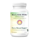 Dr Clark Store Heavy Metal Support, Reemplazo Mineral para la limpieza de metales, 100 cápsulas