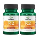 Swanson Natural Vitamina K2 (Menaquinone-7 de Natto) 50 mcg 30 Sgels (2 Pack)