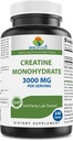Brieofood Creatine Pills 3000 mg por Serving - 240 Tablets - laboratorio de 3er partido Tested for Purity & Quality - Ayuda a mejorar el rendimiento deportivo