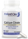 Citrato de calcio y vitamina D3 tención suplemento para apoyar el hueso y la salud cardíaca* ← Absorción reforzada