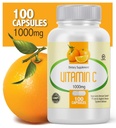 Vitamina C 1000mg 100 cápsulas (2 botellas)