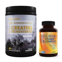 BioEmblem Vitamin B-Complex and Creatine Monohydrate Powder