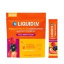 Liquid I.V.® Hydration Multiplier® +Inmune Support - Wild Berry - Hydration Powder Packets ← Electrolyte Powder Drink Mix ← Conveniente Single-Serving Sticks ← Non-GMO TEN14 Servings (Pack of 12)