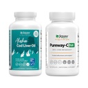 Jigsaw Health Bundle   Alaskan Cod Liver Oil, 180 Softgels y Pureway-C Plus, 120 cápsulas
