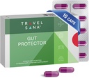 Asistencia sanitaria digestiva para los viajeros  Parar > Prevenir la diarrea, la hinchazón, el gas tóxicosistema inmunitario tóxicoProbióticos & vitaminas esenciales SilencioFast-Acting  tuya10 Vegan Caps