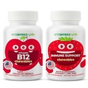 Niños Vitamina B12 Chewables + Elderberry + Zinc + C Chewables Bundle
