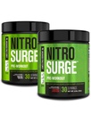 Fábrica de Jacked NITROSURGE Pre Workout Suplemento for Energy, Instant Strength Gains, Clear Focus, " Bombas intensas (blanco ártico, 30 Servings " Cherry Limeade, 30 Servimientos)