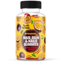 70 Peluquerías Biotina 6000mcg Collagen Silicon PABA & Multivitamínicos tóxicos Piel y uñas Vitaminas Gummy para Mujeres ANTE B Complex Folic Acid 400mcg Vitamina A C D E &amp; Zinc para el Crecimiento del Pelo TENIDO Pectin-Based