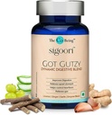 Gut Health Supplements for Men and Women, Got Gutzy, Contains Turmeric, Ginger, Licorice, Aloe Vera and Digestive Enzymes, for Digestive Health, Acidity, Constipation, Nausea, 60 Capsules.