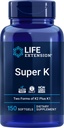 Super K, 150 Softgels, con vitamina K1 y K2 - MK4 &amp; MK7