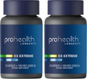 ProHealth 2-Pack Vitamin D3 Extreme (50.000 UI, 24 cápsulas cada uno) Ayuda a Boost y Soporte Huesos saludables y el sistema inmunológico TEN Gluten Free ← Soy Free