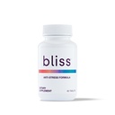 Bliss Herbal Stress Support – Tablas Adaptogénicas con Ashwagandha, Rhodiola & L-Theanine – Promueve la calma, equilibrio de humor " Claridad mental – Vegan " Gluten-Free – 60 Tablets