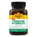 Country Life Coenzyme B-Complex, 60 Capsules – Apoya Energía & Metabolismo, Mood & Cognitive Function – Vegan, Gluten-Free, Bioavailable B Vitaminas con Choline