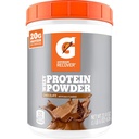 Gatorade Whey Protein Powder, Chocolate, 22.4 Ounce (20 porciones por recipiente, 20 gramos de proteína por por porción)