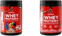 Six Star Whey Protein Powder Froot Loops Flavor & Strawberry Smoothie ← Muscle Building &amp; Recovery Plus Immune Support ← 30g Protein ← Hombres &amp; Mujeres