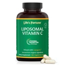 Vitamina Liposómica de la Fortuna de la Vida C 2100 mg, Absorción Interina Rápida, Biodisponibilidad Superior Apoyo al Sistema Inmunitario, Suplemento Antioxidante Fórmula – Booster Collagen – 180 cápsulas