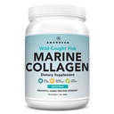 AMANDEAN Marine Collagen Peptides Powder. 500g Wild-Caught Hydrolyzed Fish Collagen Suplemento. Tipo 1 &amp; 3 Collagen Protein. 18 Aminoácidos para la piel, el pelo, las uñas.