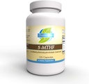 Prioridad 1 Vitaminas 5-MTHF 1mg Folate Suplemento Bioavailable Forma activa Vitamina B9 120 Capsulas vegetarianas [6]-5-Metiltetrahidrofolato Metiltetrahidrofolatación