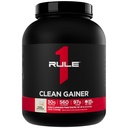 Regla 1 Ganador limpio - Fórmula de ganancia de alta proteína con 560 Calories, 30g de Proteína Full-Spectrum, Más de 90g Carbs, Bajo 6g de grasa (15 Servimientos, Vanilla Ice Crème)