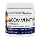 Host Defense MyCommunity Powder - 17 Especies Blend Mushroom Supplement for Immune Support - Extract with Lion's Mane, Reishi, Chaga, Cordyceps, Turkey Tail &amp; More - 100g (66 Servings)*