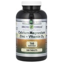Fórmulas Increíbles Magnesio de calcio Zinc + Vitamina D3 Suplemento TENIDO 500 Tablets ← No-GMO TENIDO Gluten-Free TEN Made in USA