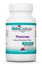 Nutricology Pancreas Pork 425mg Suplemento - Pancreas Natural Glandular, Pancreatic Enzymes, Amylase, Protease, Lipase, Hypoallergenic - 60 Cuenta