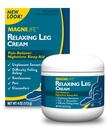 MagniLife Relajando la crema de la pierna, piernas inquietos, pene profundo tópico para el dolor, naturalmente calmar el calambre, el malestar, y tirar con lavanda y el magnesio - 4oz