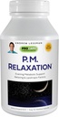 ANDREW LESSMAN P.M. Relaxation - 180 Capsules - Natural Support for Gentle Restful Sleep with Melatonin, Valerian, Passionflower, Hops, Chamomile. No mañana Grogginess pequeño fácil de intercambiar cápsulas