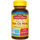 Nature Made Extra Strength Burp Less Fish Oil Omega 3 Suplementos 1400 mg Minis, Omega 3 Fish Oil as Ethyl Esters for Healthy Heart Brain Eyes Support, 60 Softgels, 30 Day Supply