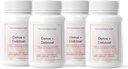 Nourished Natural Detox + Debloat - Milk Thistle &amp; Dandelion Root Vegan Supplement for Women - Bloating Relief & Digestion Support - 240 cápsulas