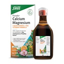Floradix Calcio Magnesio Mineral líquido &amp; Vitamina Fórmula - Suplemento de soporte de huesos con calcio, magnesio, vitamina D " Zinc - Vegetariano " No GMO - 16.9 fl oz