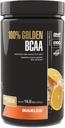 Maxler 100% Golden BCAA Powder - Intra " Post Workout Recovery Drink for Accelerated Muscle Recovery " Lean Muscle Growth - 6 g Vegan BCAAs Amino Acids - 60 Servings - Orange