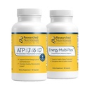 Investigación Nutricional Mens &amp; Womens Vitamins for Energy Support - Optimized Energy Duo - Adrenal Support " Mitocondrial Supplements to Promote Optimal Cellular Energy - ATP 360 " Energy Multi-Plex