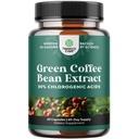Green Coffee Bean Extract for Metabolism Support - Green Coffee Beans Chlorogenic Acid Supplement for Body Weight Maintenance & Diet Support - Herbal Capsules for Energy and Immune Help - 60 Count