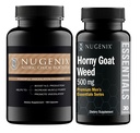 Nugenix Nitric Oxide Booster y Horny Goat Weed Suplementos para Hombres