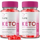 rize labs - Refit Keto ACV Gummies for Advanced Weight Loss with Apple Sider Vinegar, Supplement, Helps in Reducing Belly Fat, for Extra Strength (120 Gummies)