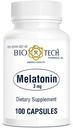 Bio-Tech Pharmacal Melatonin (3mg, 100 cápsulas)